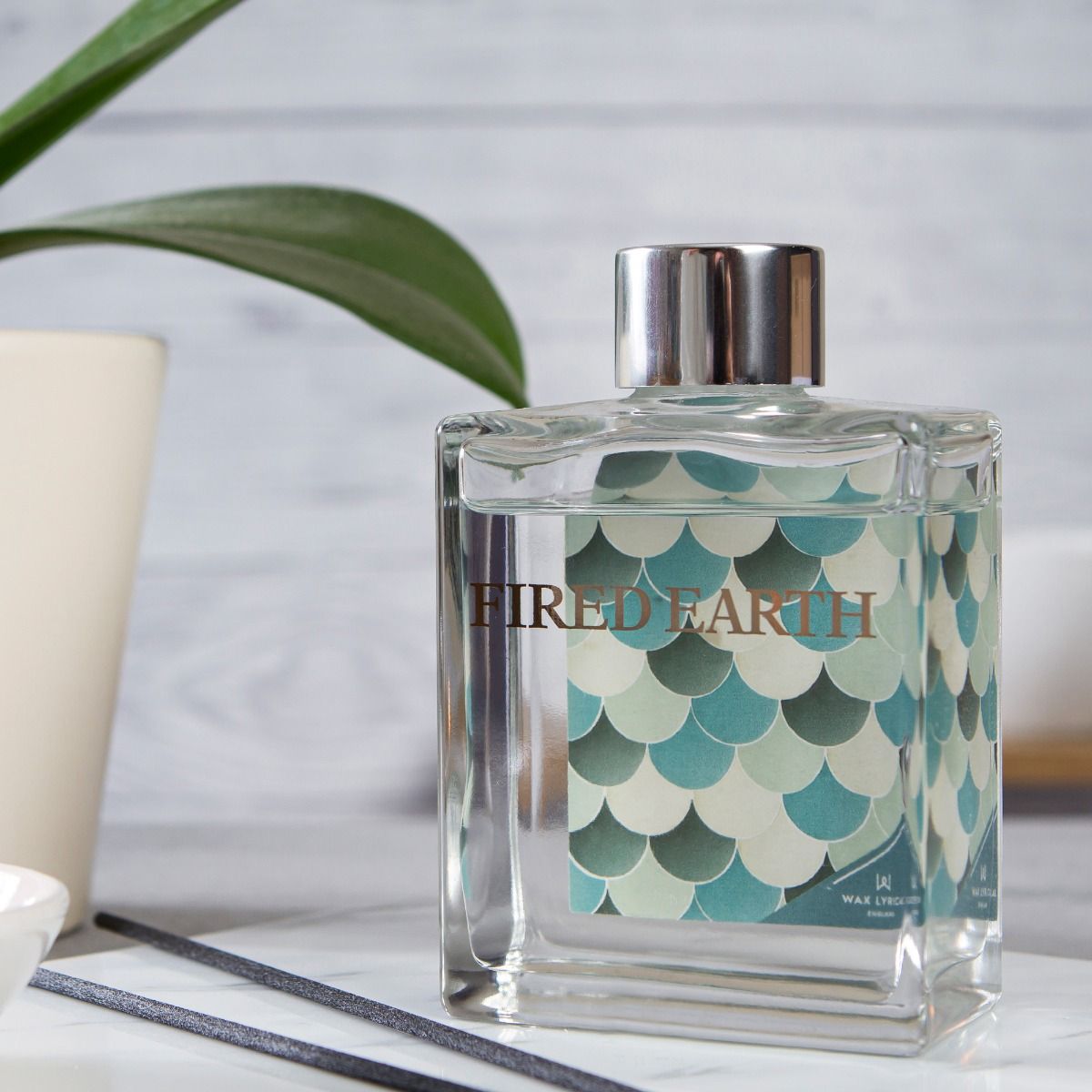 Wax Lyrical Fired Earth Reed Diffuser Green Tea & Bergamot (180ml