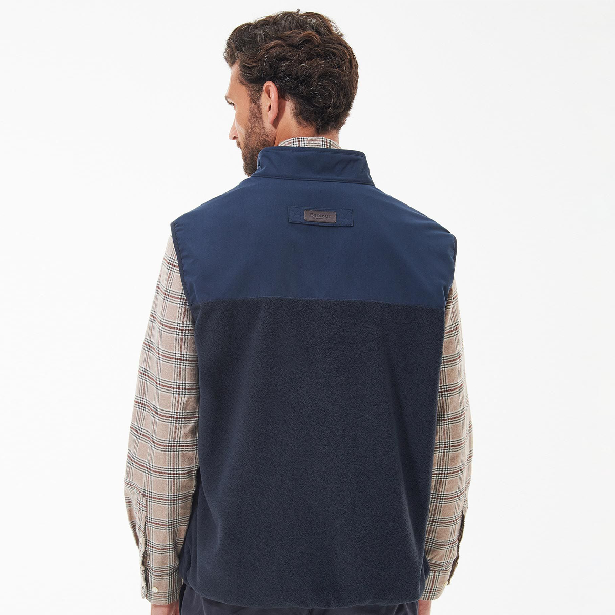 Barbour Country Fleece Gilet - Navy - Image 4