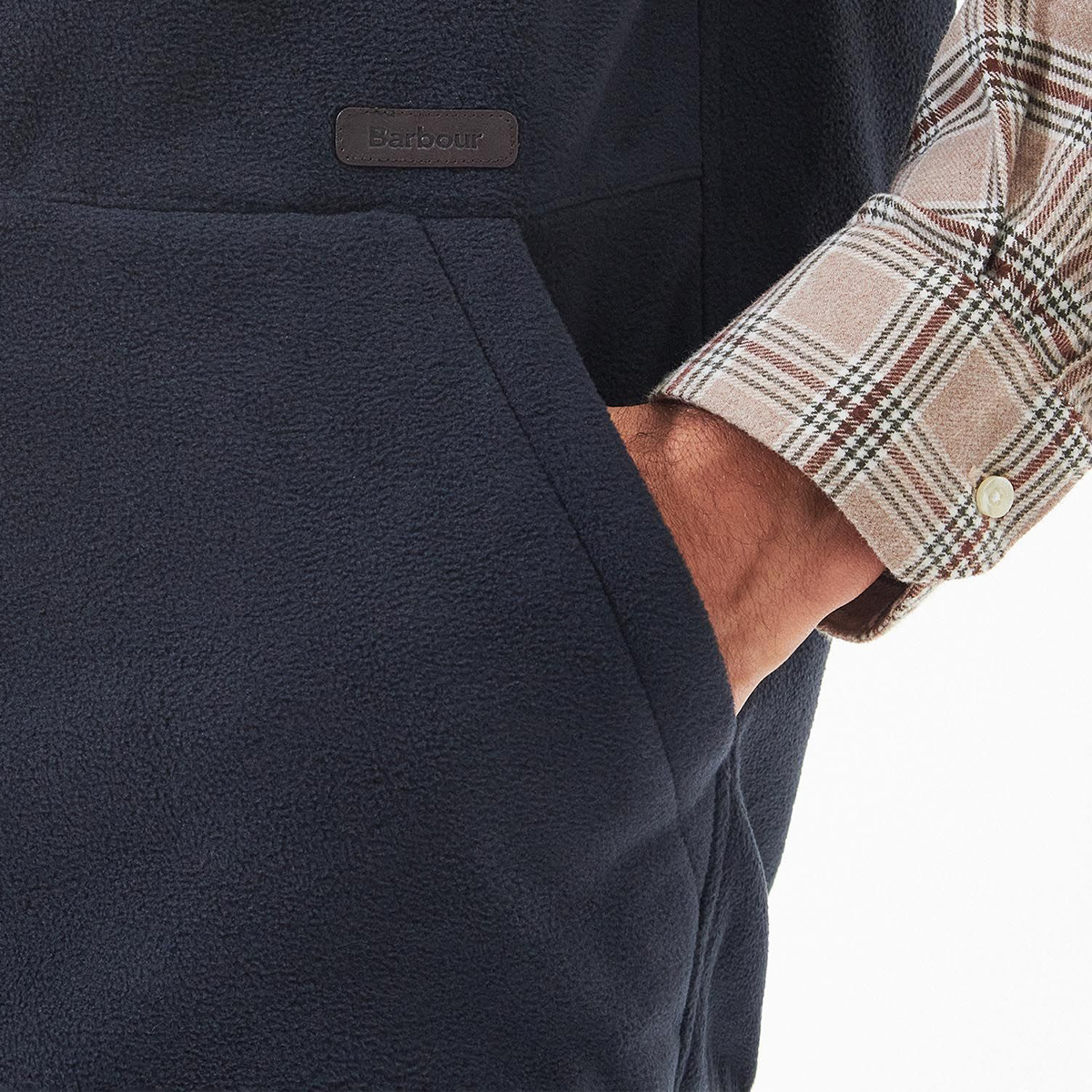 Barbour Country Fleece Gilet - Navy - Image 7