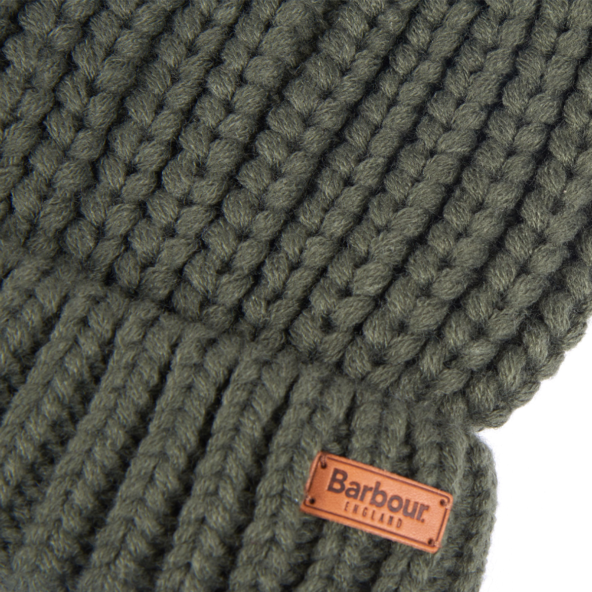 Barbour Saltburn Beanie - Olive - Image 2