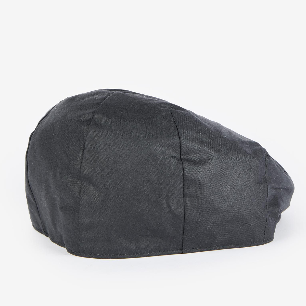 Barbour Wax Flat Cap - Black/ Greystone - Image 2