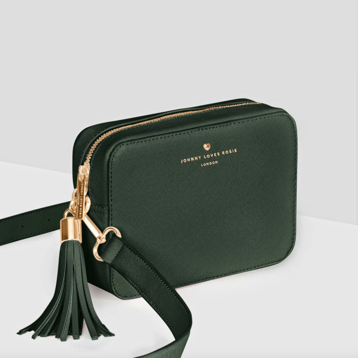 Johnny Loves Rosie Carrie Crossbody Bag - Emerald Green - Image 3
