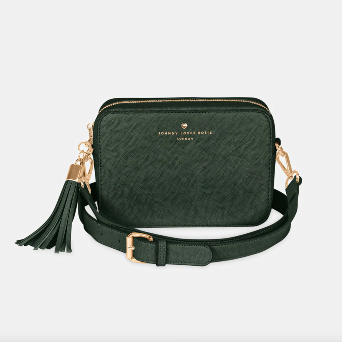 Johnny Loves Rosie Carrie Crossbody Bag - Emerald Green