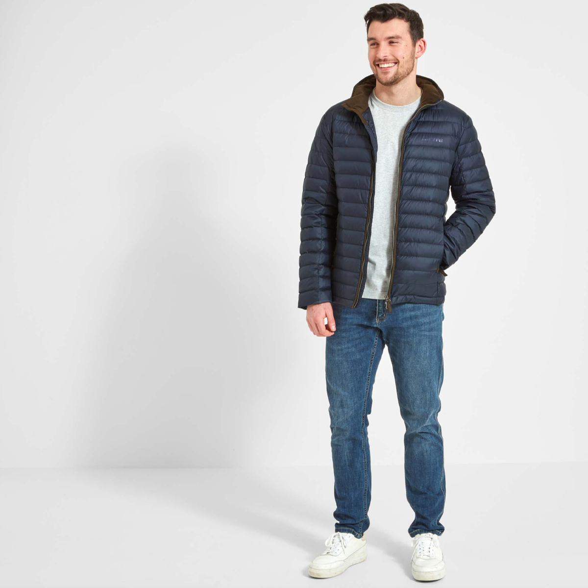 Schoffel Hallaton Down Jacket - True Navy - Image 2