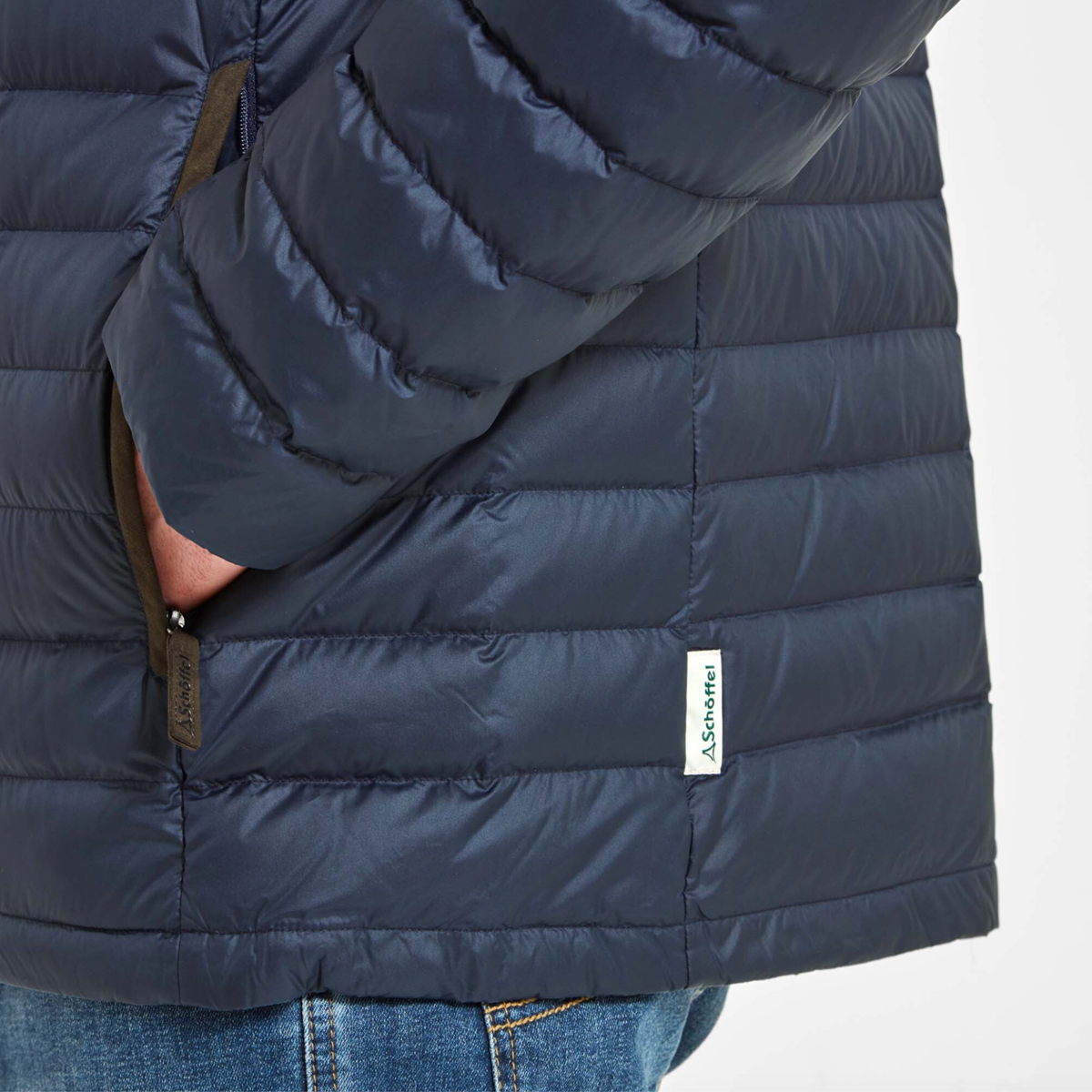 Schoffel Hallaton Down Jacket - True Navy - Image 4