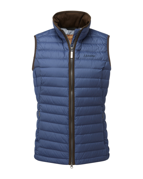 Schoffel Launde Down Gilet - Stone Blue