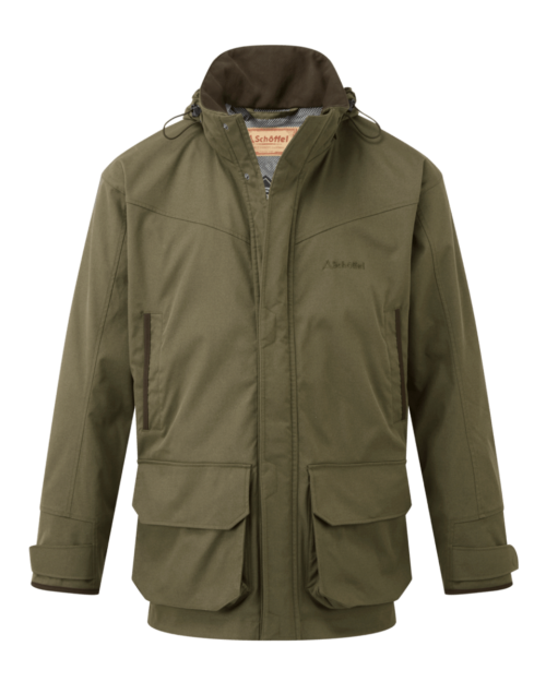 Schoffel Ptarmigan Evo Coat Moss Carl Russell Men's Jackets and Coats