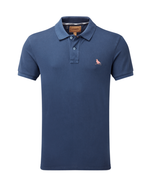 Schoffel St Ives Jersey Polo Shirt - French Navy