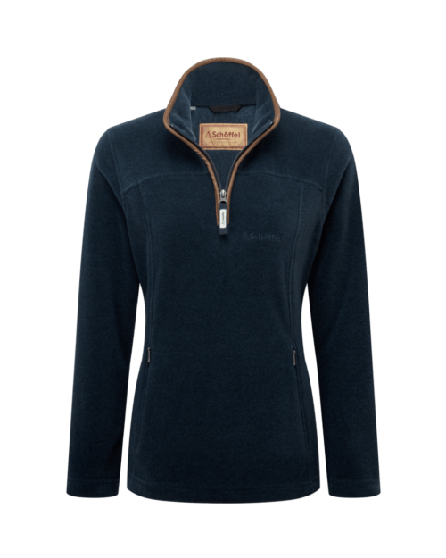 Schoffel Tilton 1/4 Zip Fleece – Petrol Blue