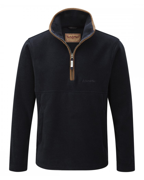 Schoffel Berkeley 1/4 Zip Fleece - Navy