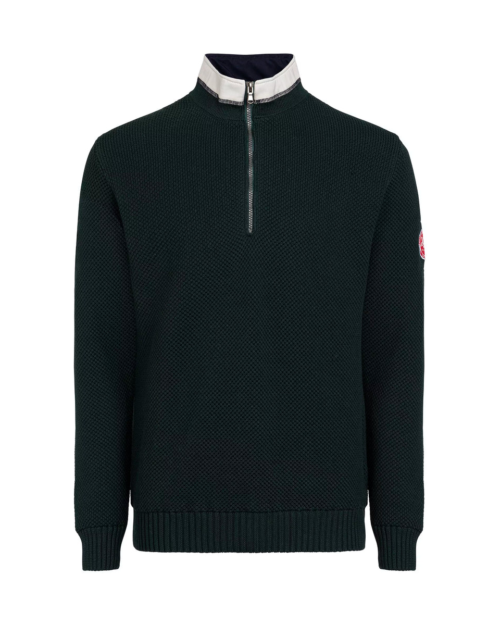 Holebrook Classic WP Knitted Cotton Windproof Sweater - Pine