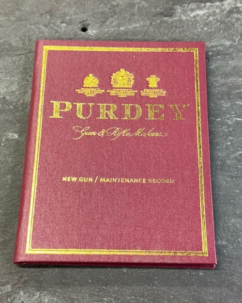 James Purdey & Sons Instruction & Maintenence Book