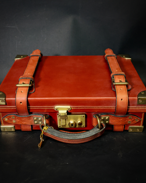 Best Oak & Leather Cartridge Magazine (150) - Oxblood