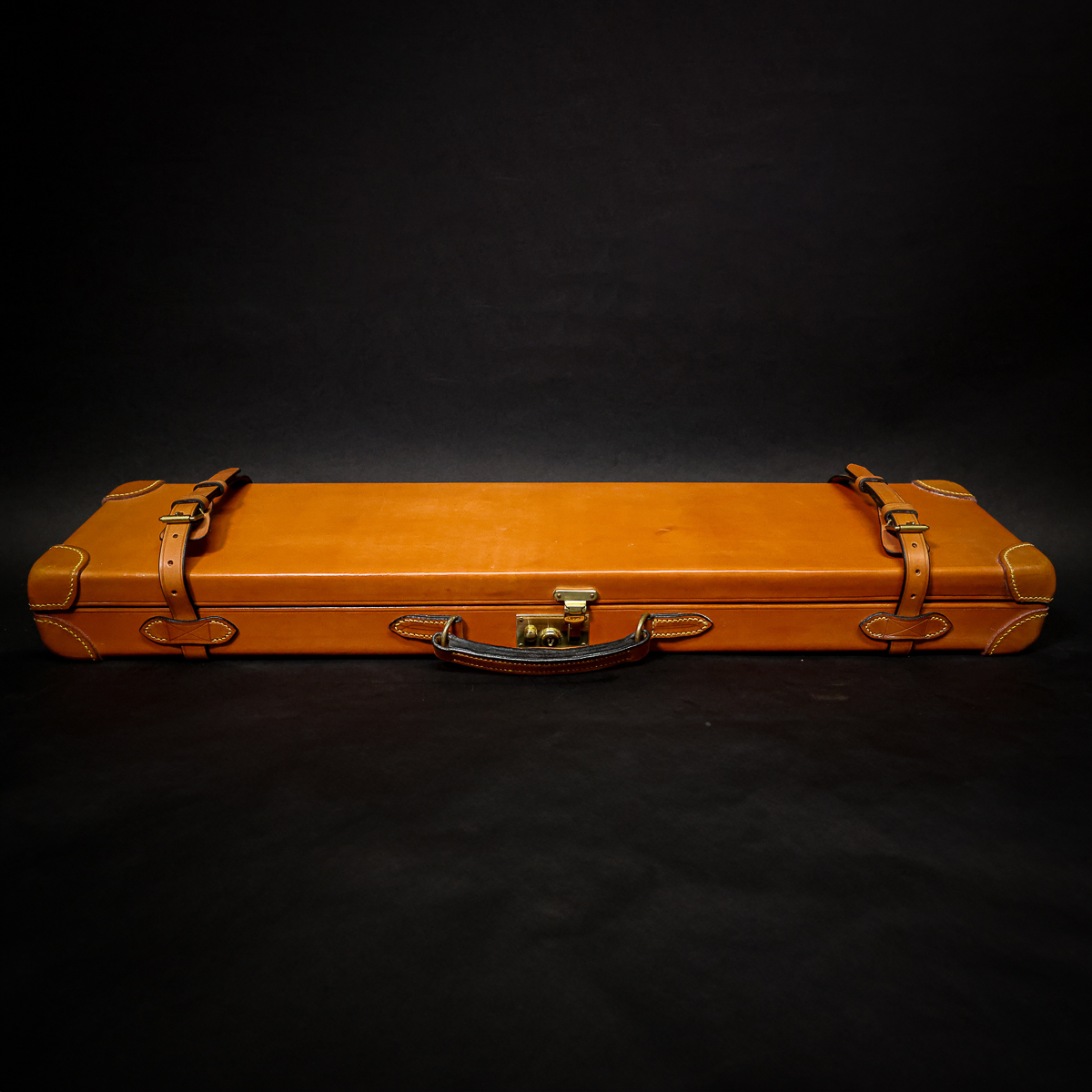 Best Tan 'VC' Lightweight Leather Case for 12g s/s (new)