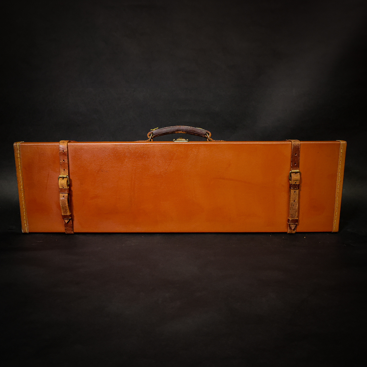 Vintage Brady Tan Leather Case for 12g s/s - Image 6