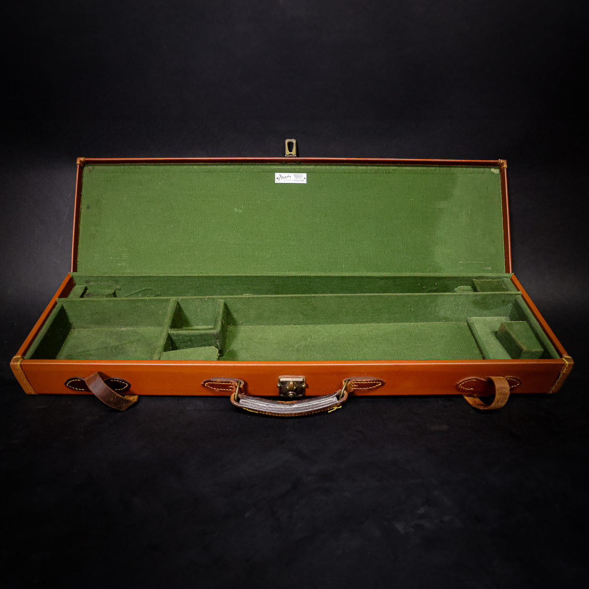 Vintage Brady Tan Leather Case for 12g s/s - Image 3