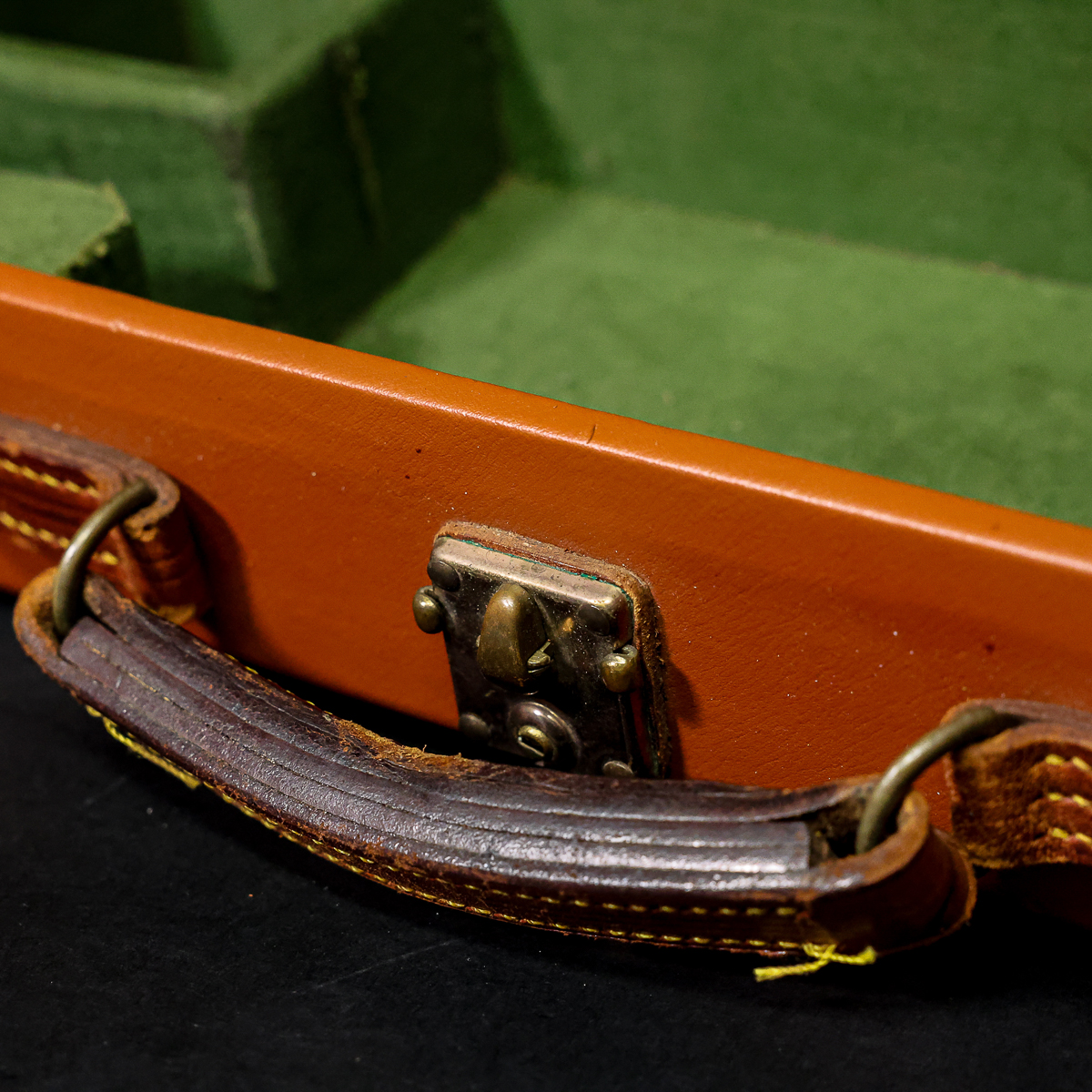 Vintage Brady Tan Leather Case for 12g s/s - Image 4