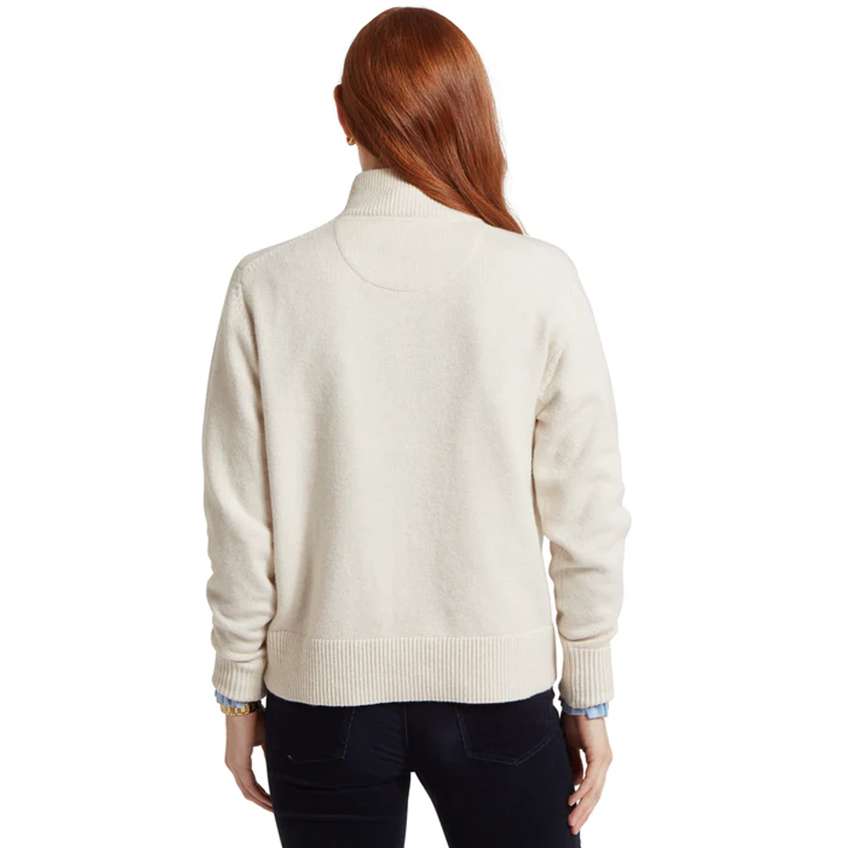 Schoffel Thoralby 1/4 Zip Jumper - Soft White - Image 3