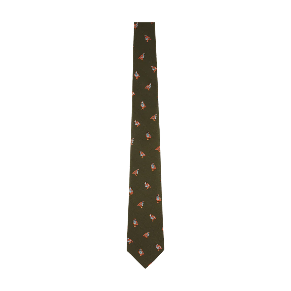 Schoffel Ashford Silk Tie - Forest French Partridge