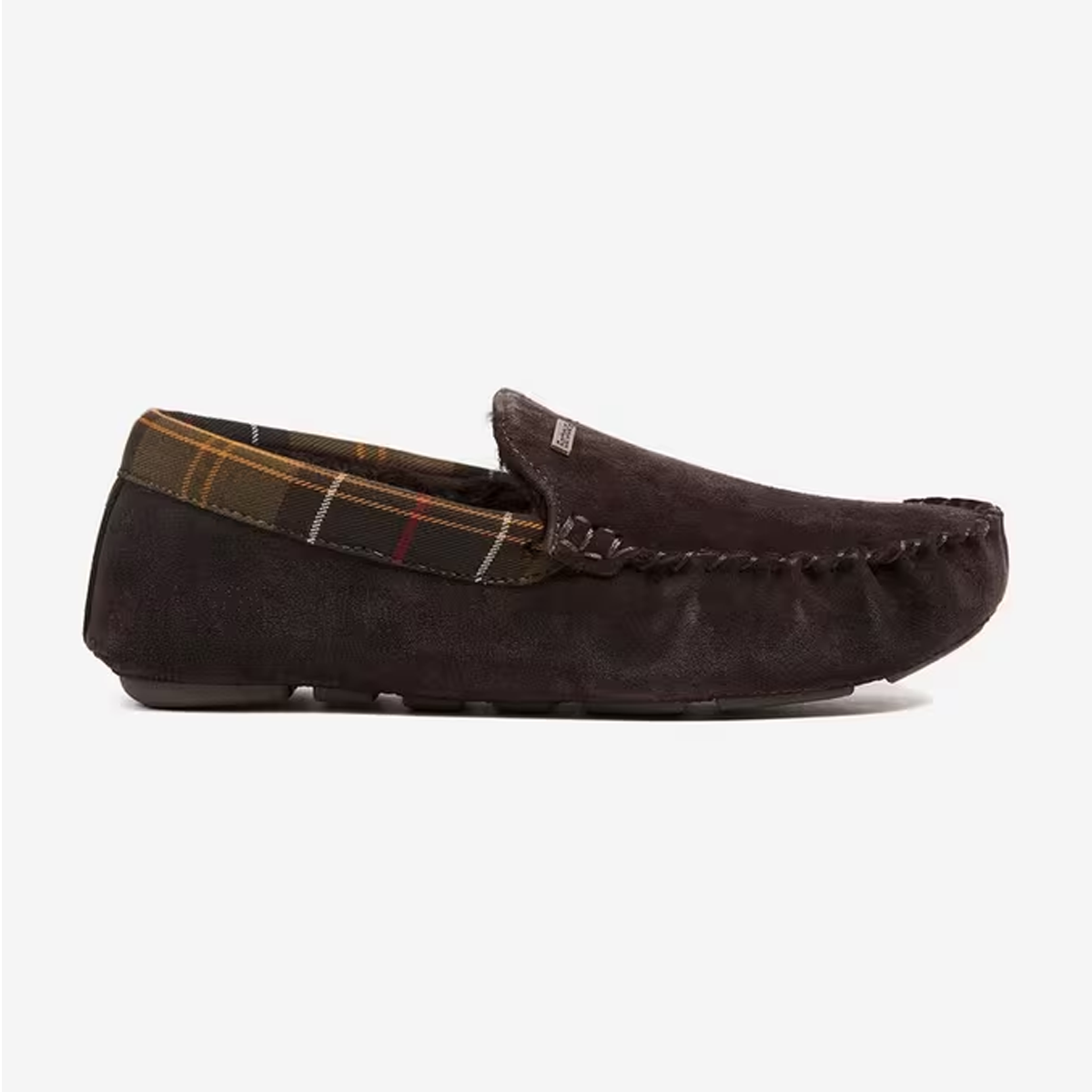 Barbour Monty Moccasin Slippers - Brown - Image 2