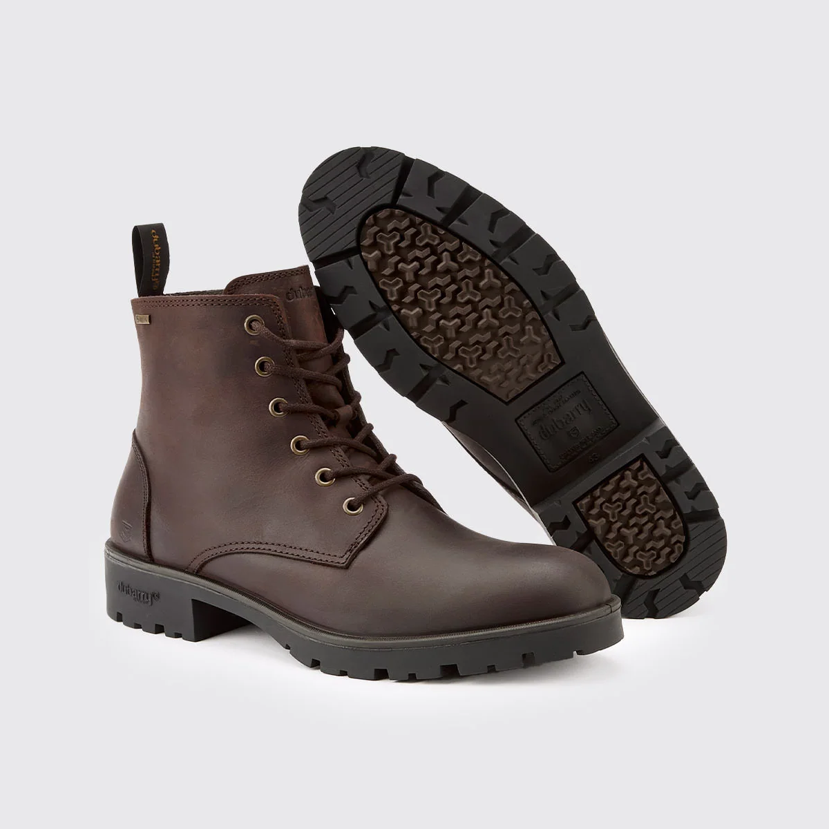 Dubarry Ballywater Lace Ups Country Boot - Old Rum - Image 2