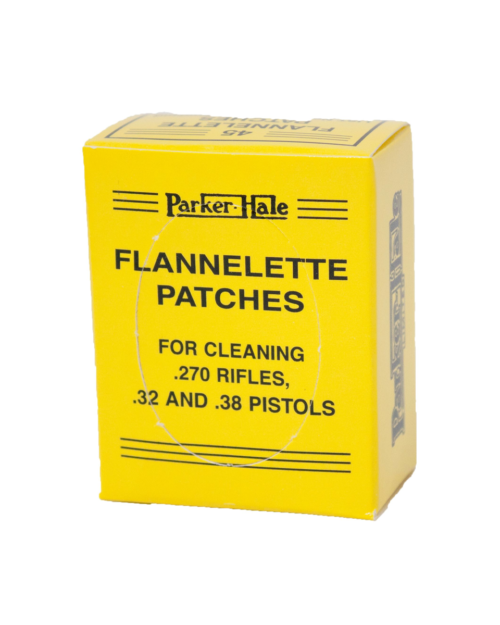 Parker Hale Flannelette Barrel Patches - .270 List No. F.2. (50x64mm)