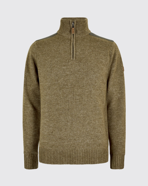 Dubarry Doherty Men’s Zip Neck Sweater - Dusky Green