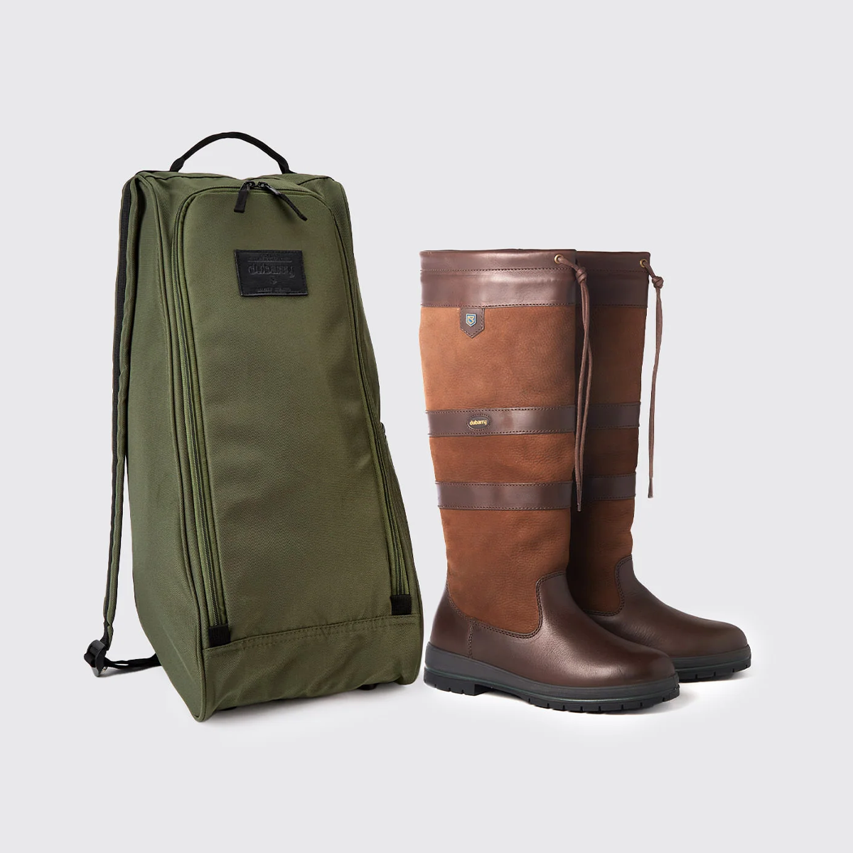 Dubarry Westcourt Boot Bag - Olive - Image 3