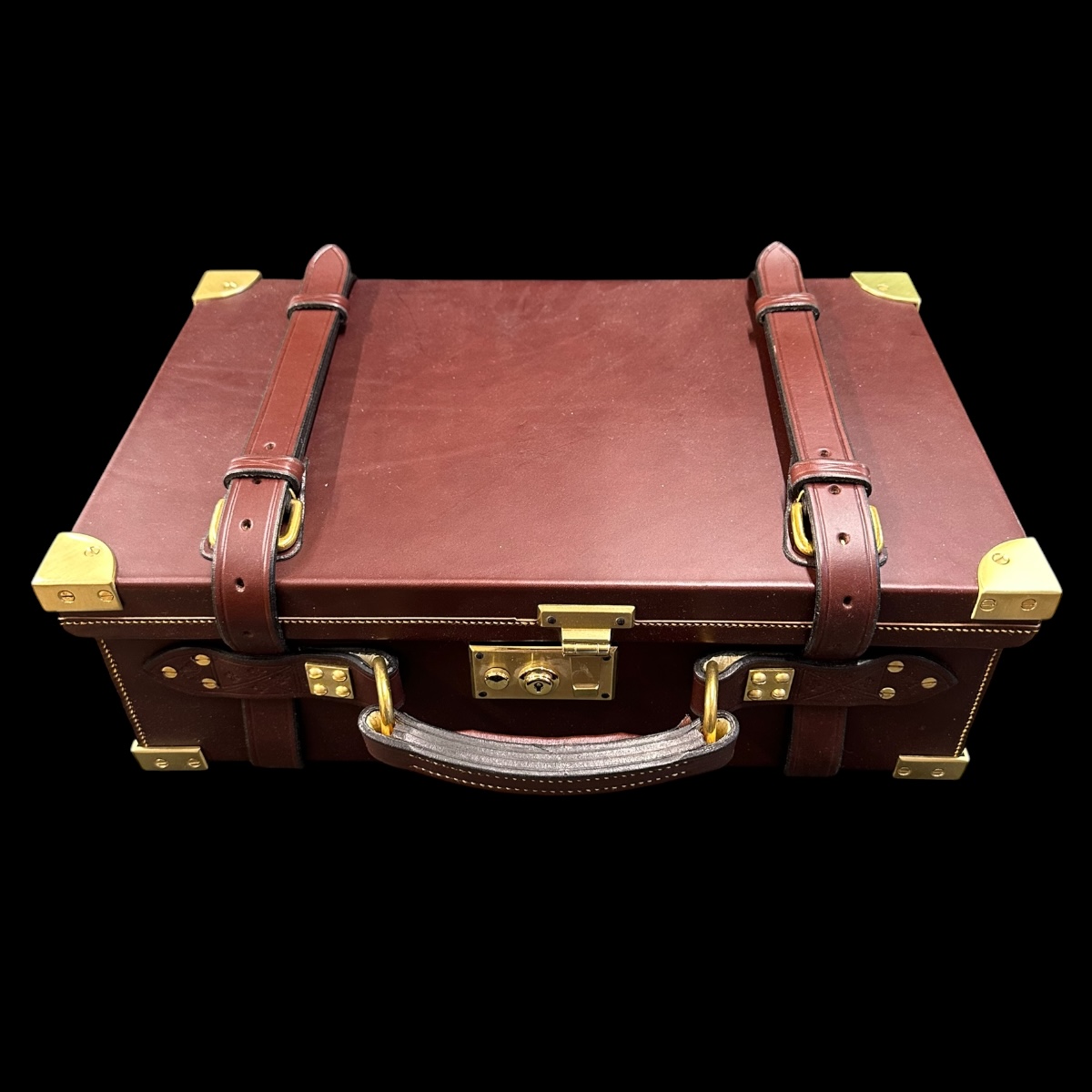 James Purdey Best Oak & Leather Cartridge Magazine (250) - Dark Brown