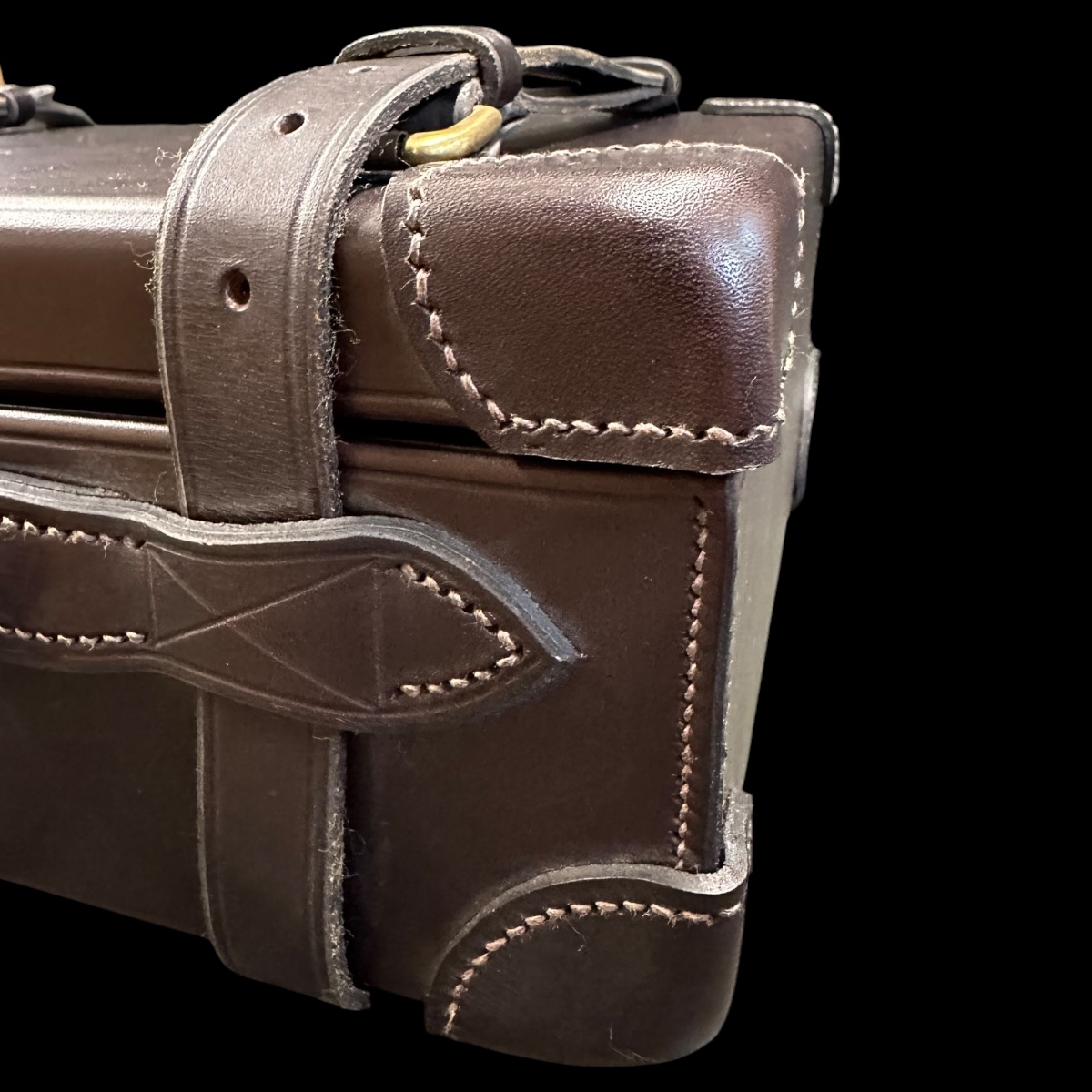 Best Lightweight Leather Cartridge Magazine (300) - Dark Brown - Image 4