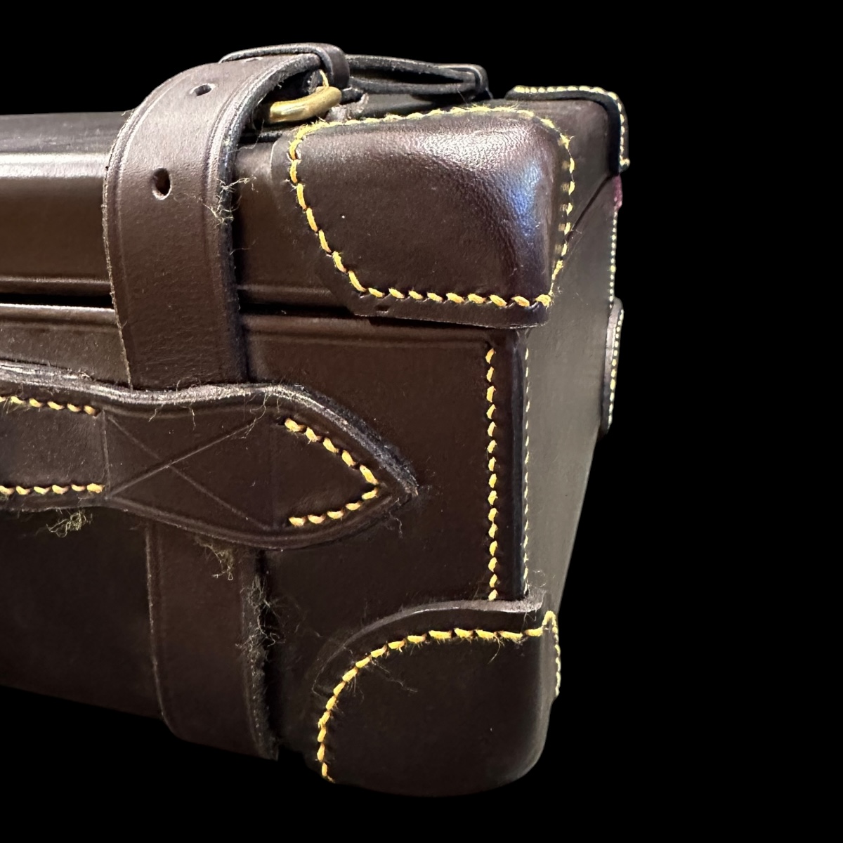 James Purdey Best Lightweight Leather Cartridge Magazine (250) - Dark Brown - Image 5