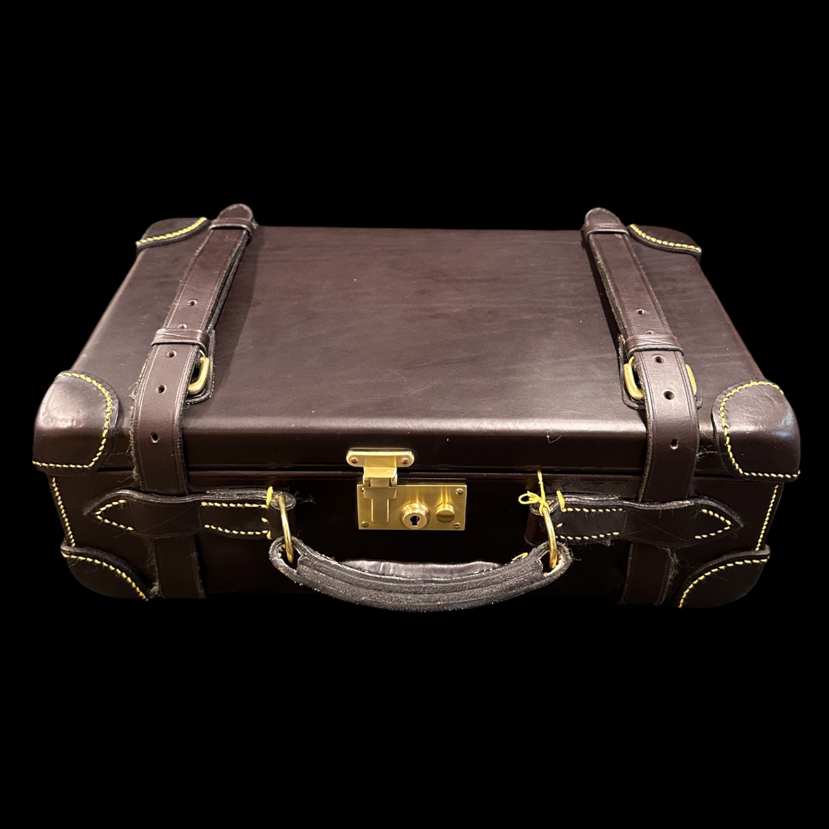 James Purdey Best Lightweight Leather Cartridge Magazine (250) - Dark Brown