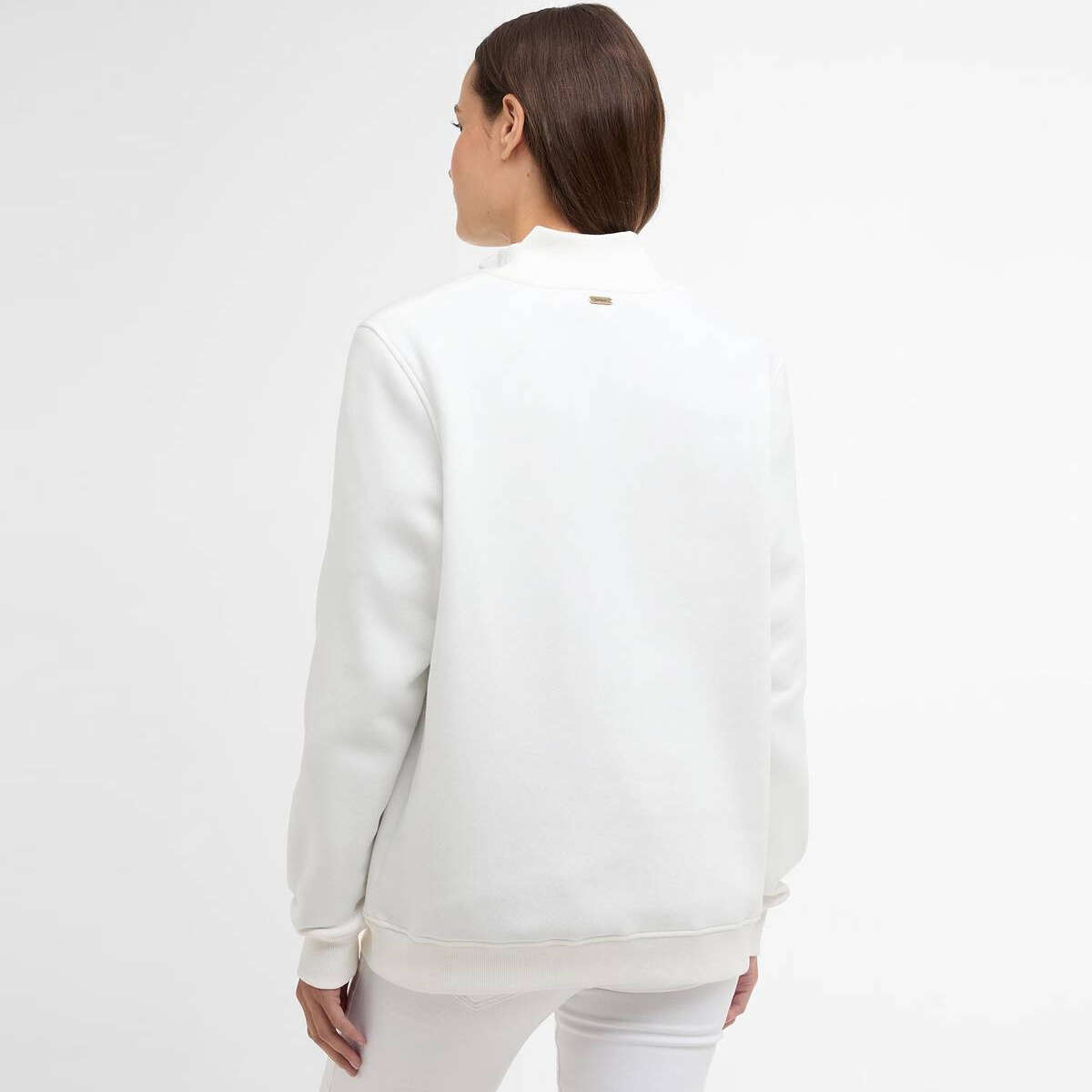Barbour Cynthia Half Zip Sweatshirt - Cloud - Image 3