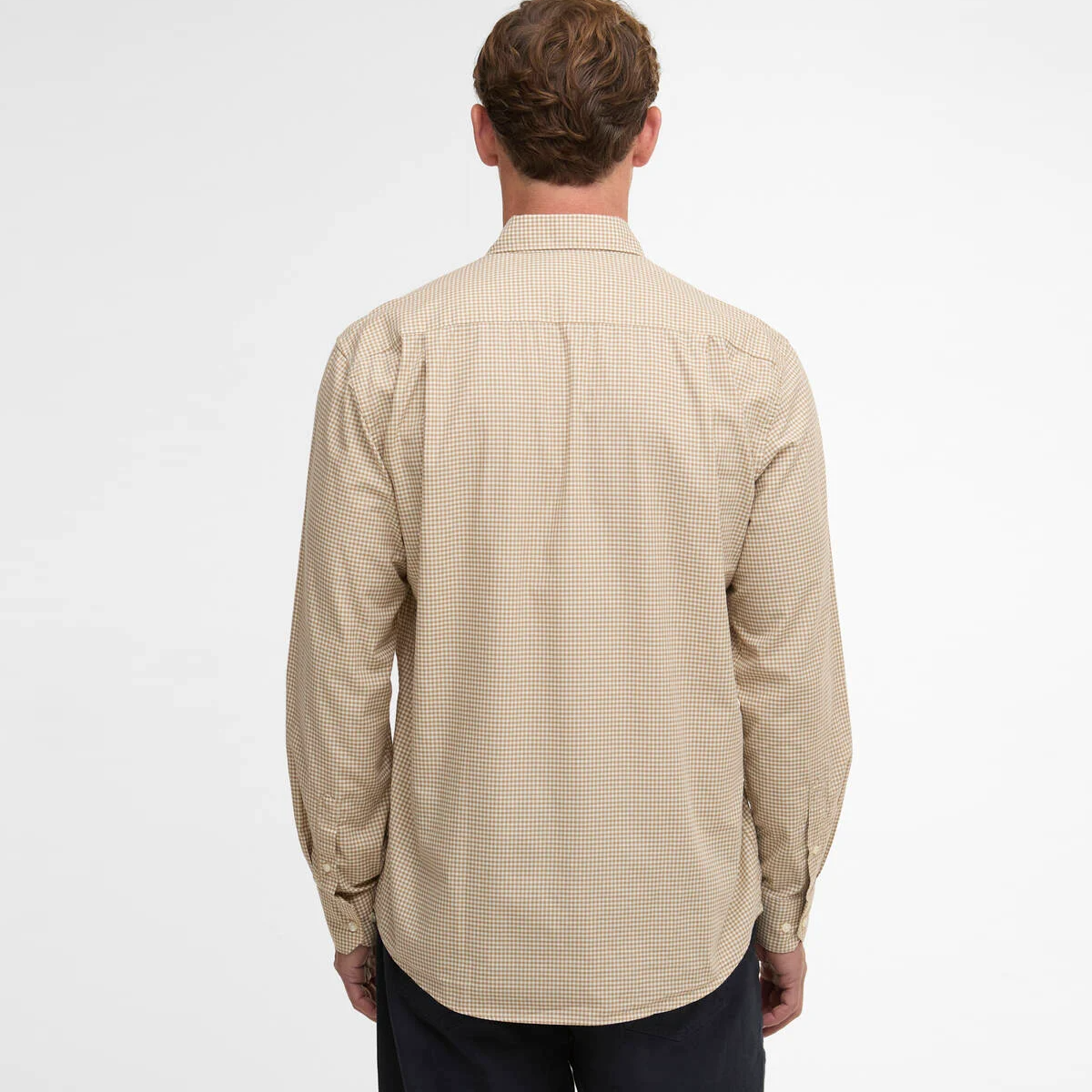 Barbour Finwell Regular Long-Sleeved Shirt - Stone - Image 3