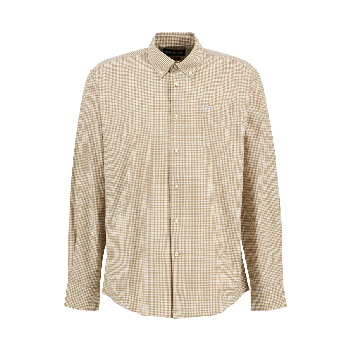 Barbour Finwell Regular Long-Sleeved Shirt - Stone