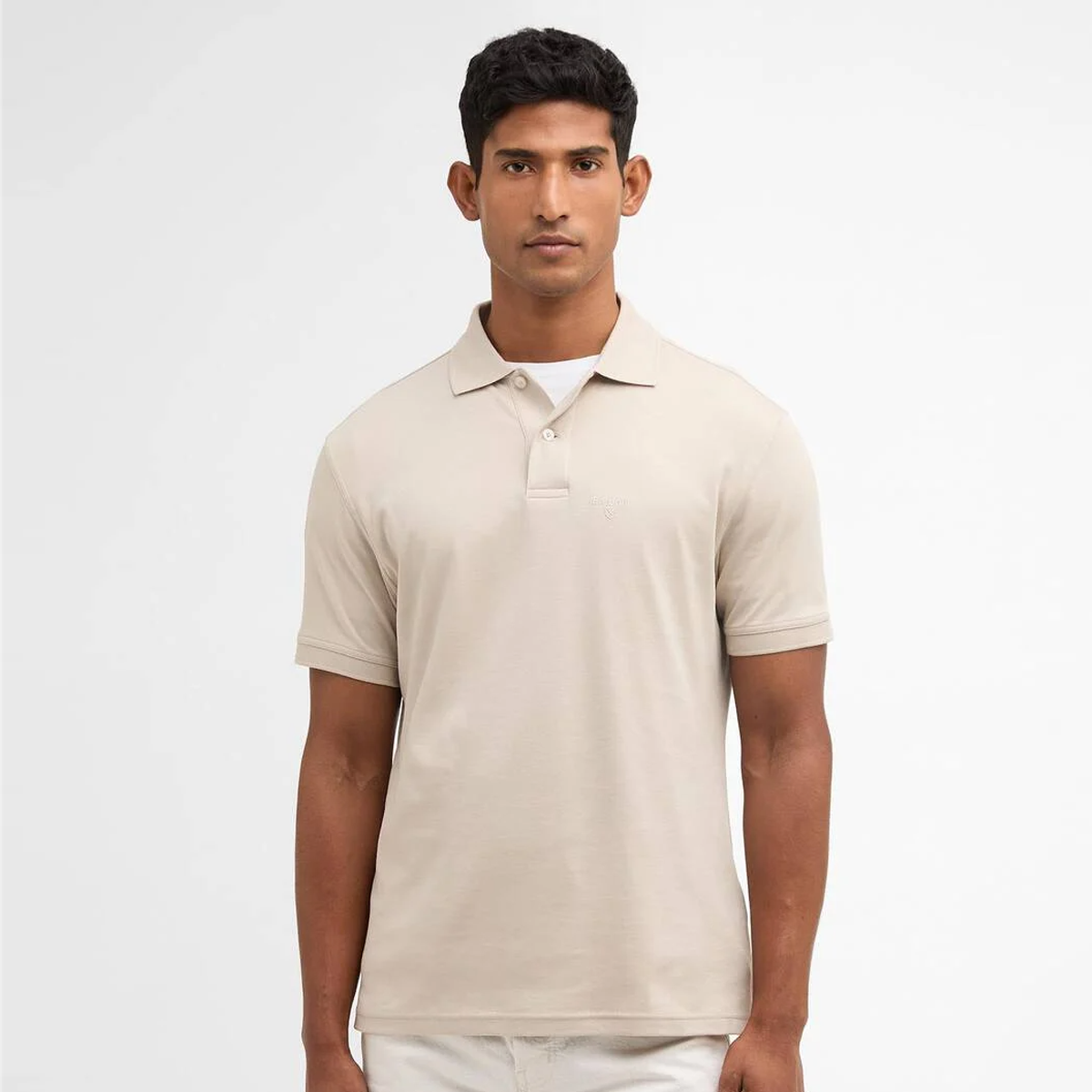 Barbour Hylton Short-Sleeved Polo Shirt - Mist - Image 2