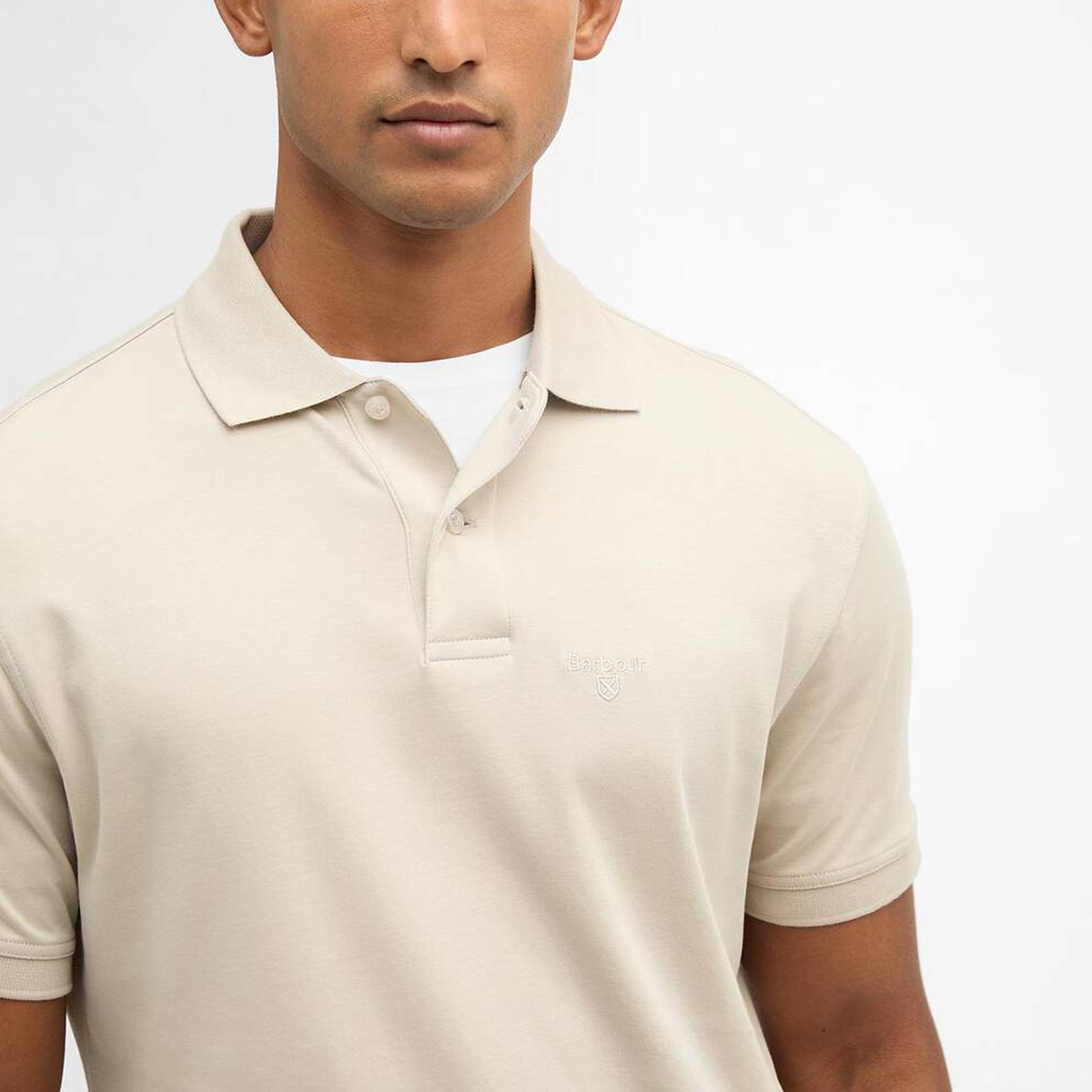 Barbour Hylton Short-Sleeved Polo Shirt - Mist - Image 4