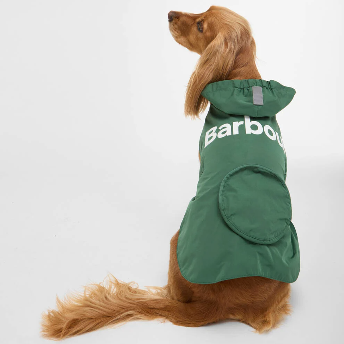 Barbour Packable Dog Coat - Green - Image 3