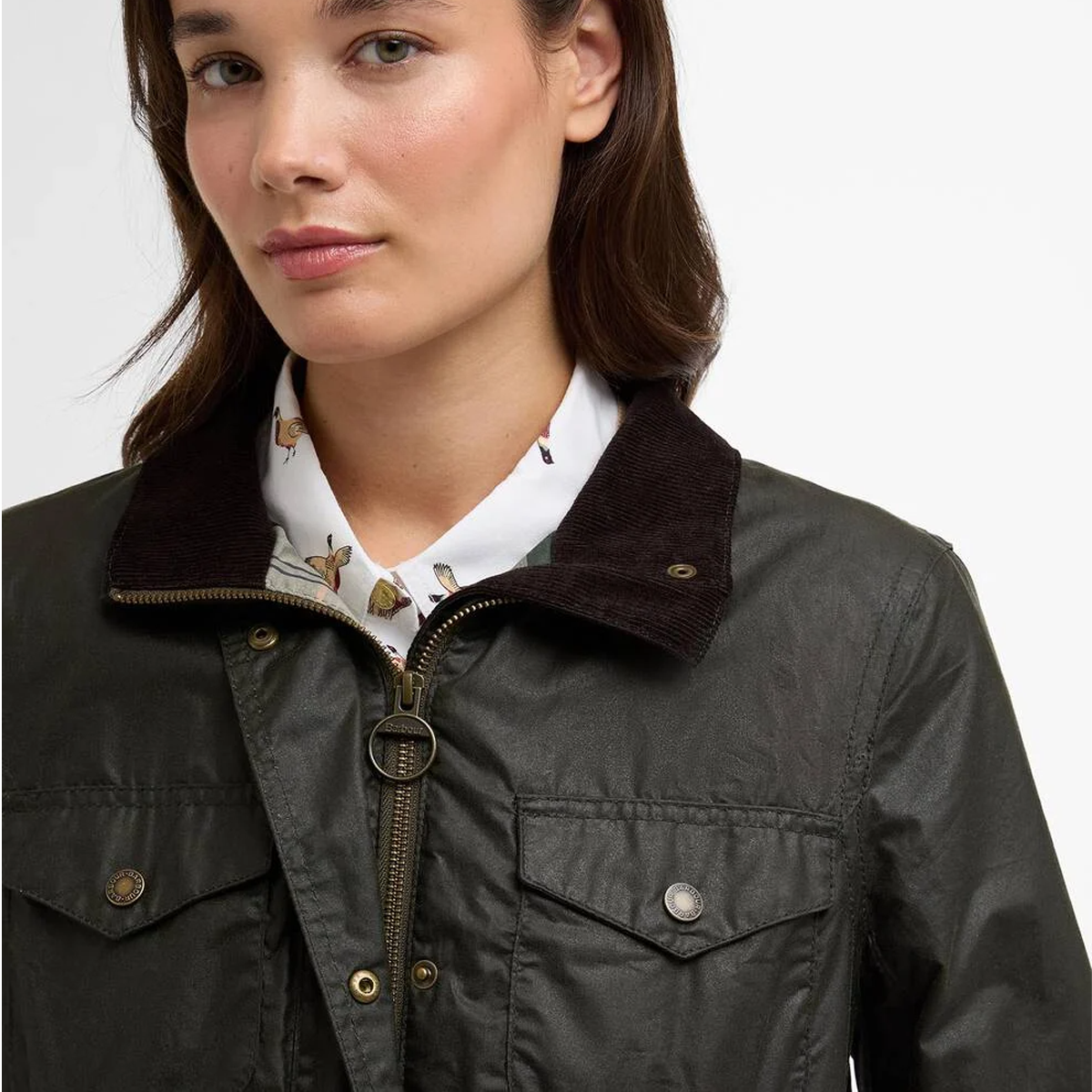 Barbour Summer Sapper Archive Jacket- Archive Olive / Ancient - Image 4