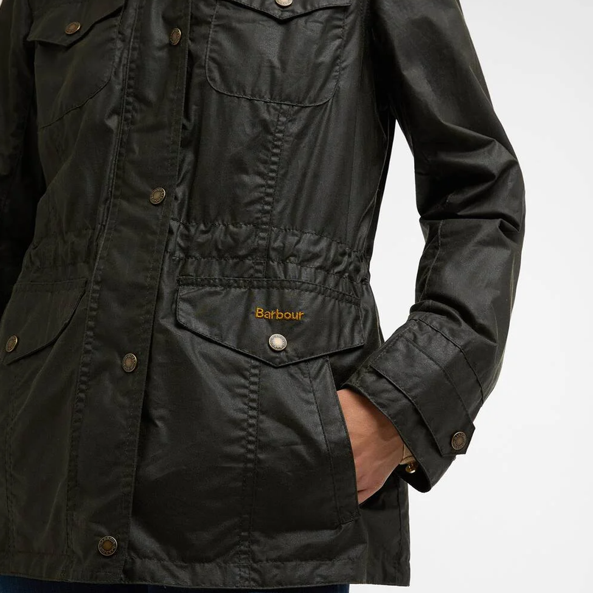 Barbour Summer Sapper Archive Jacket- Archive Olive / Ancient - Image 5