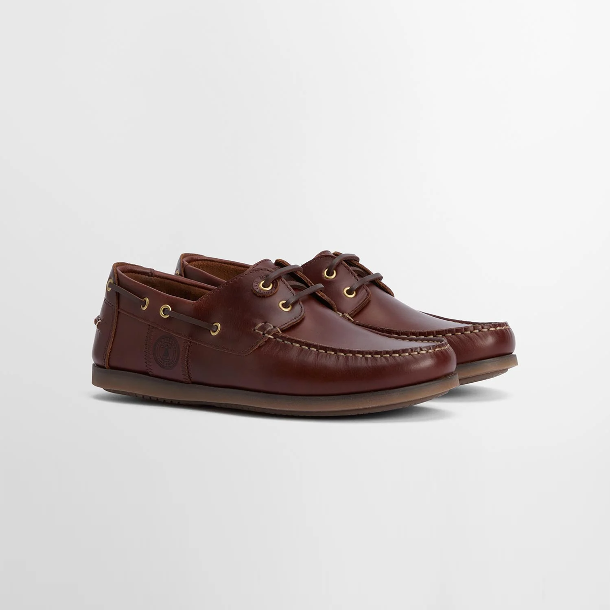Barbour Wake Boat Shoe - Mahogany
