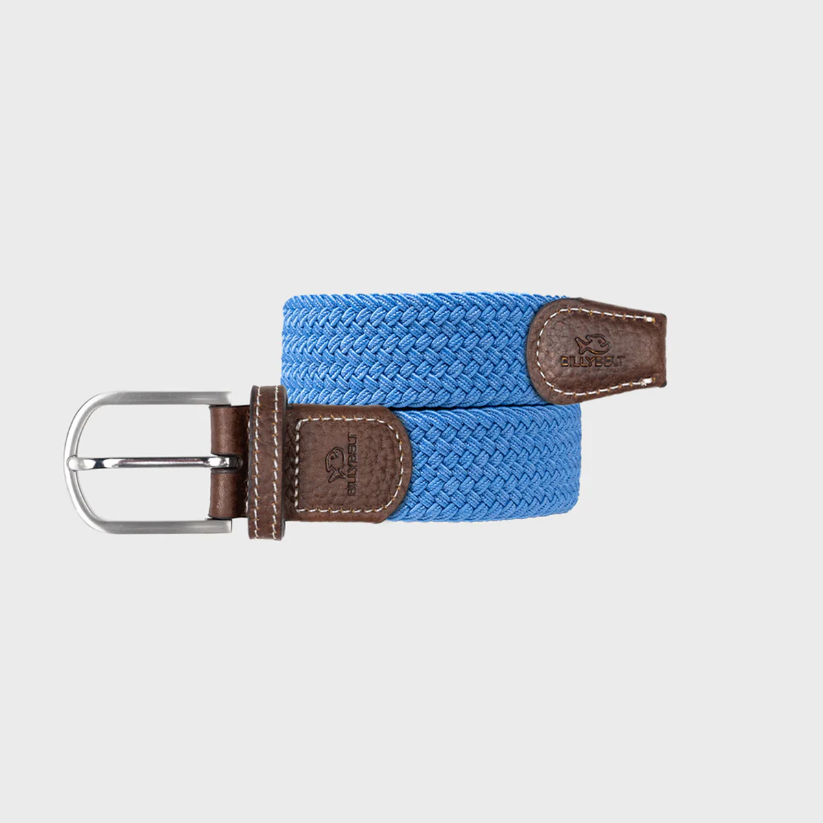 BillyBelt Plain Elastic Woven Belt - Bluet