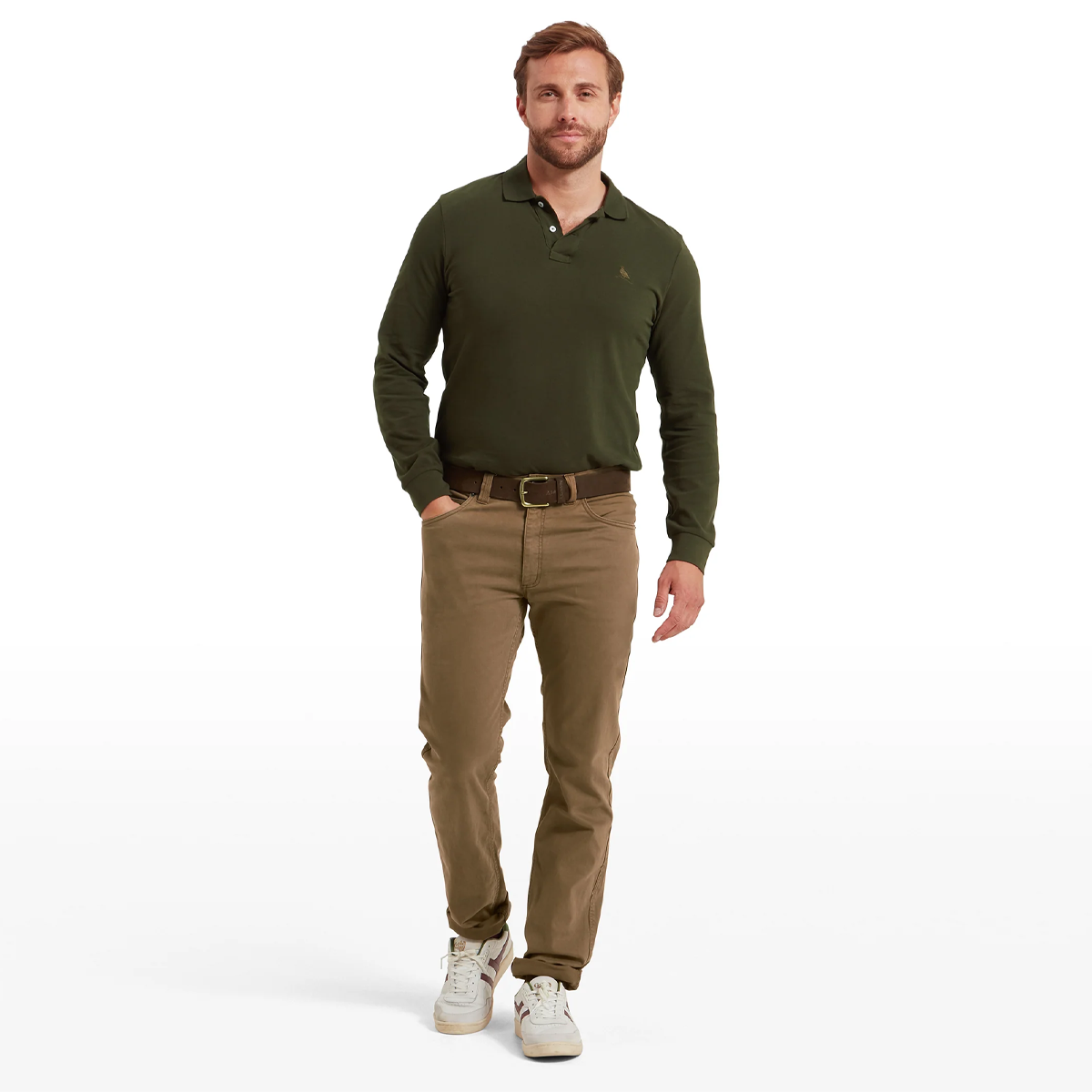 Schoffel Canterbury 5 Pocket Jeans - Toffee - Image 3