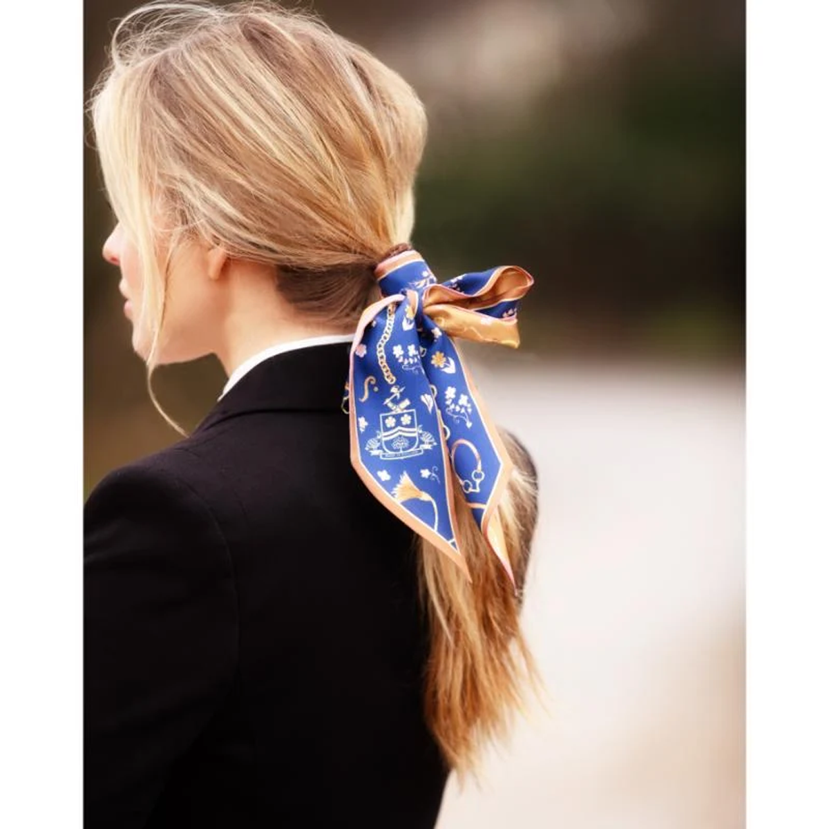 Clare Haggas Joy Ride Noble Navy & Gallant Gold Twilly - Image 3