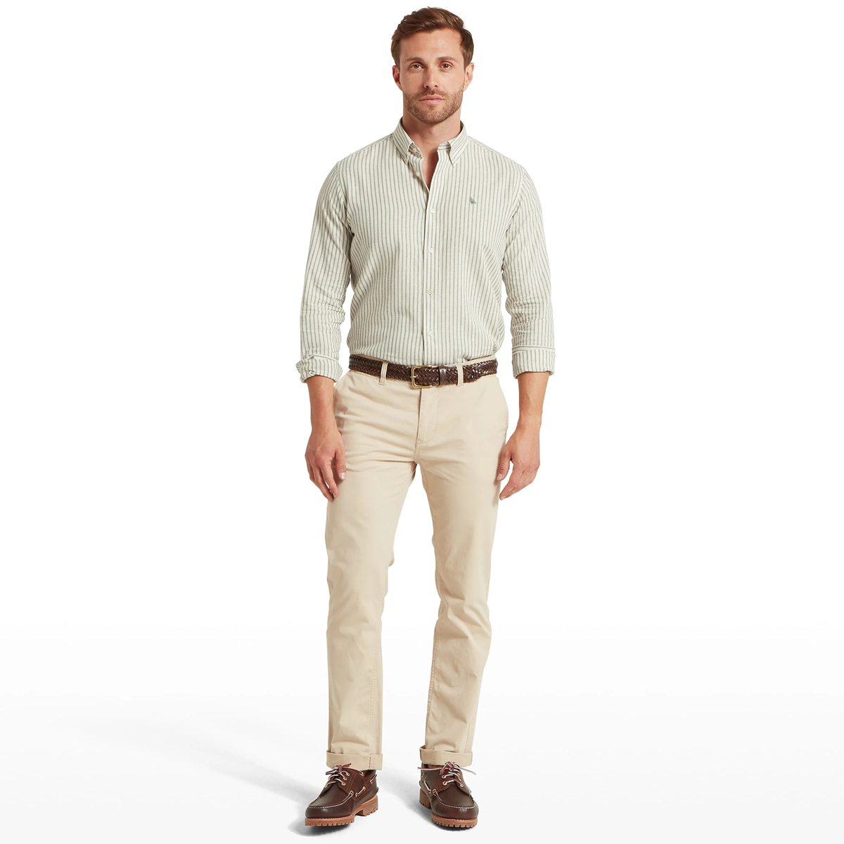Schoffel Walsingham Linen Shirt - Algave Stripe - Image 3
